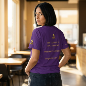 Temple Flame Graphic Tee | My Temple Is Holy Ground spiritual shirt